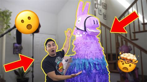We Bought An 8ft Fortnite Llama Youtube