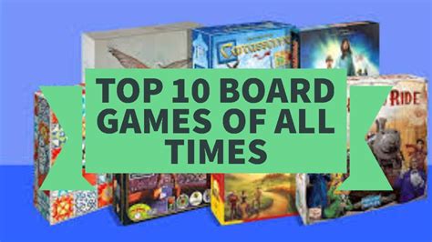 Top 10 Board Games Of All Times Youtube