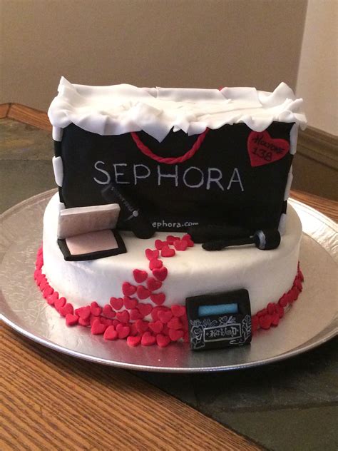 Many people don't have the time or patience to make cupcake batter from scratch. Sephora Makeup Cake | Cake, Make up cake, Desserts