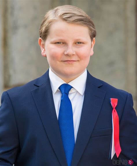 Le jeune confirmé sverre magnus de norvège (photo : Sverre Magnus de Noruega en el Día Nacional de Noruega ...