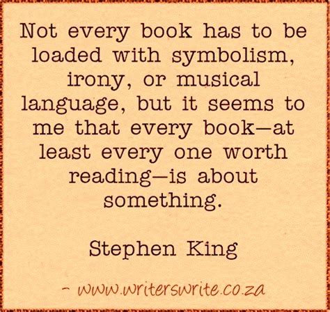 Quotable Stephen King Writers Write
