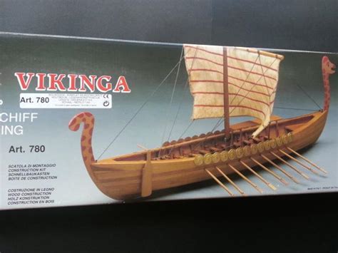Nave Vikinga Mantua Model Kit Di Montaggio In Legno Art 780