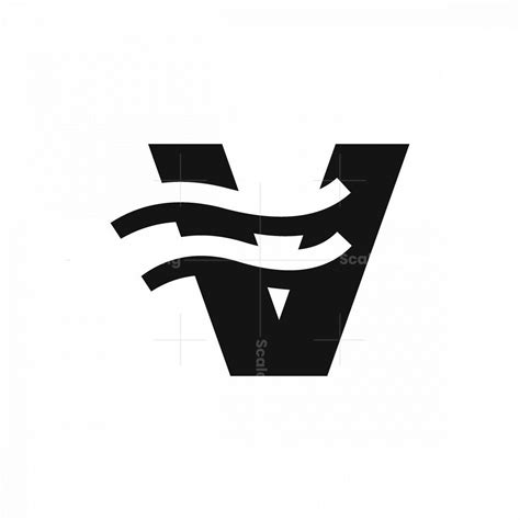Ventilation V Letter Logo V Logo Design Letter Logo Letter Logo Design