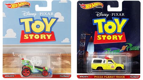 Hot Wheels Premium Entertainment Toy Story Rc And Pizza Planet Truck