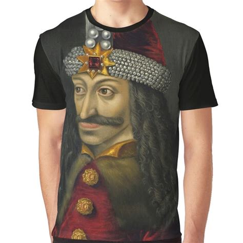 Vlad The Impaler Portrait Graphic T Shirt By Warishellstore Vlad The