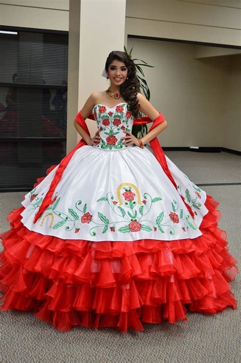 Mexican Quinceanera Dresses Red Quinceanera Dresses Quince Dresses
