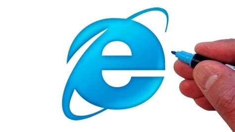 How To Draw The Internet Explorer Logo YouTube