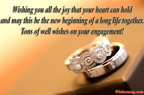 120+ Engagement Wishes, Messages and Greetings - WishesMsg
