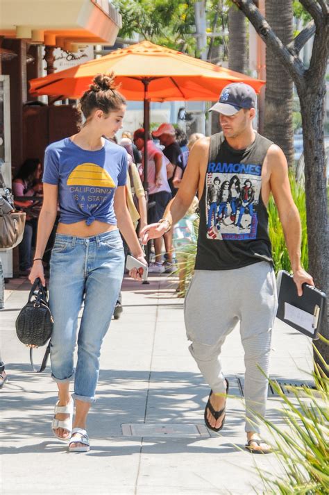 TAYLOR HILL with Boyfriend Michael Shank Out in Los Angeles 08/23/2016 