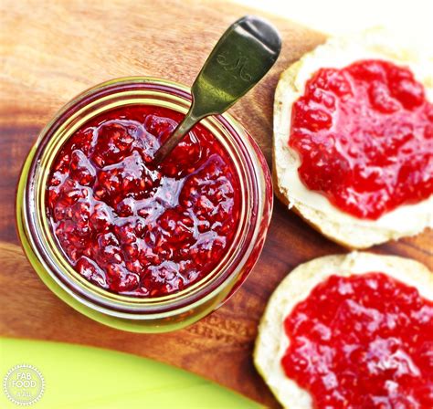 Quick And Easy Raspberry Jam No Pectin Fab Food 4 All