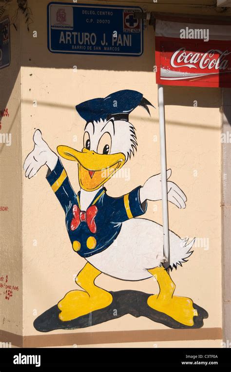 Elk187 2200v Mexiko Aguascalientes Donald Duck Abbildung Walt Disney
