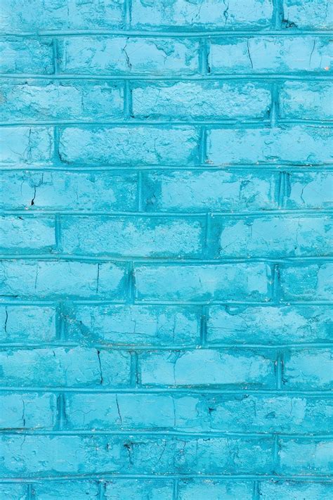 Neon Brick Design On Blue Wallpapers Wallpaper Cave