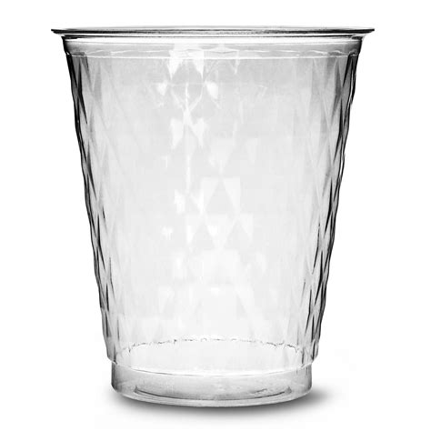 Nupik Diamond Disposable Plastic Party Cups 250ml