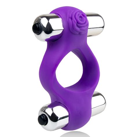 Reusable Two Bullet Vibrator Penis Ring Cock Ring For Man Buy