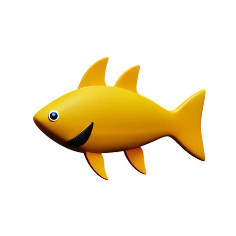 Fish 3d Icon Illustration 28244455 Png