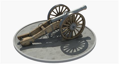 Medieval Cannon 3d Max