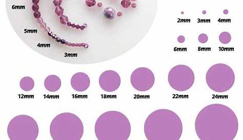 bead sizing charts | Bead Size Chart | Bead size chart, Jewelry