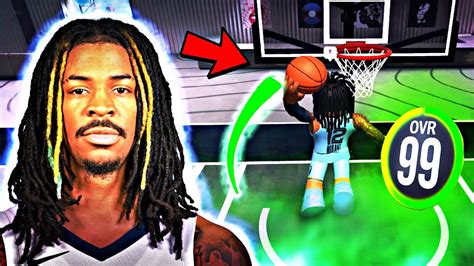 I Created Ja Morant In Roblox Hoop Journey Dunking Build Youtube