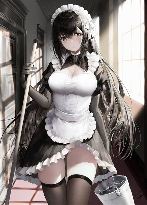 Pin By Moonarrow Komitto On ↪ Anime Maids ↩ Anime Maid Sexy Anime Maid