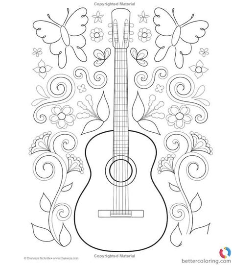 This collection of coloring pages is packed with fun and chic coloring pages relating to hipster subculture, such as hedgehogs, bicycles, beards and more! Hipster Coloring Pages with Guitar - Free Printable ...