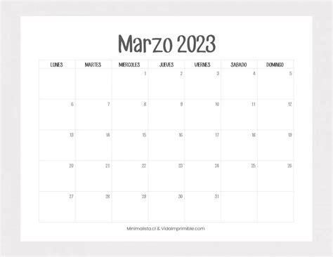 Calendario Marzo Para Imprimir Minimalista Imagesee Vrogue Vrogue