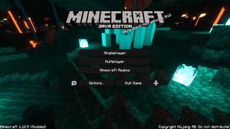 Soul Sand Valley Nether Panorama With Shader Minecraft Texture Pack