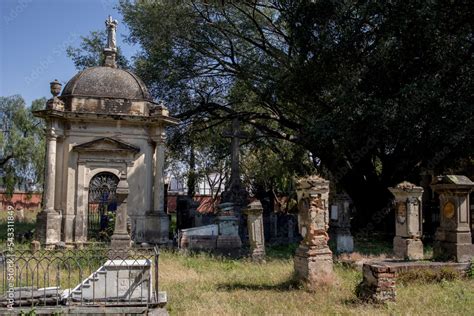 Stockfoto Tumbas Del Cementerio De Belén En Dia De Muertos En Guadalajara Jalisco México