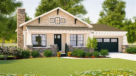 Simply Simple One Story Bungalow 18267be Architectural Designs