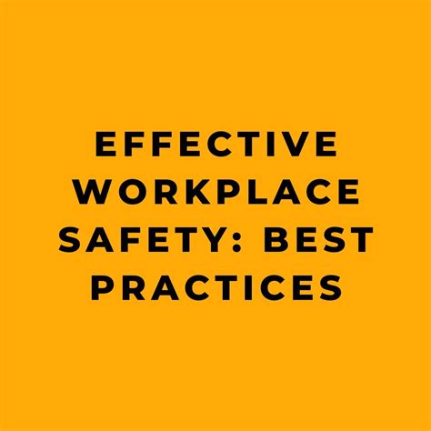 Effective Workplace Safety Best Practices Online Safety Trainer