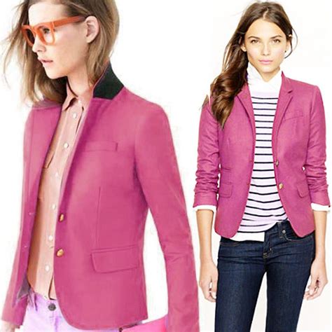 J.crew mercantile schoolboy blazer 22. JCREW Schoolboy Blazer Pink Flannel Wool Gold Buttons Suit ...