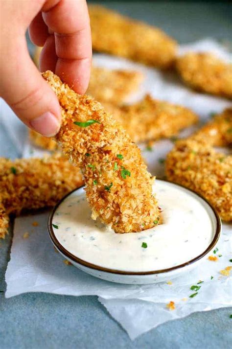 These baked chicken tenders are super simple and quick for those hectic weekday meals. Truly Crispy Oven Baked Chicken Tenders | RecipeTin Eats