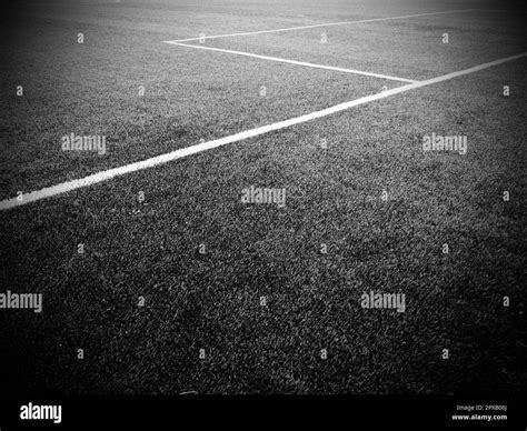 the marking of the football field white lines no more than 12 cm or 5 inches wide football