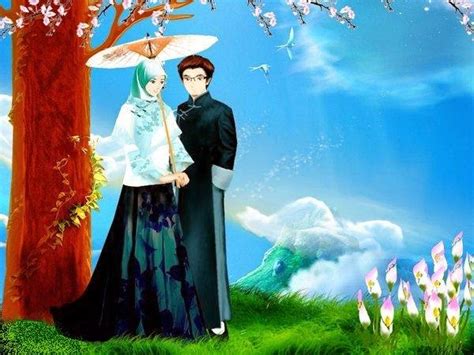 Gambar orang pacaran kartun muslim khazanah islam. Kartun Muslim Romatis
