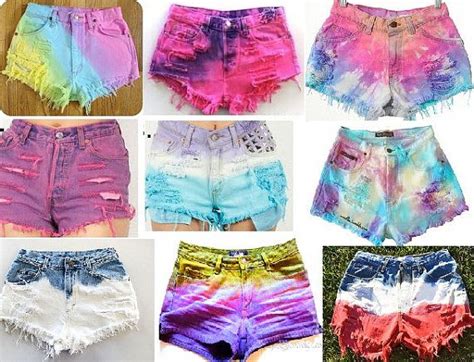 Do your rinse, washout and untie it. Customized High Waisted Jean Shorts: Just Died NO STUDS ...