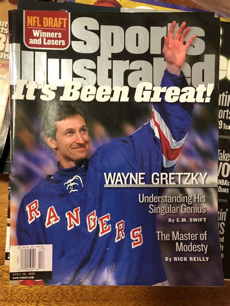 Sports Illustrated Wayne Gretzky Farewell Issue Hobbies And Toys Books