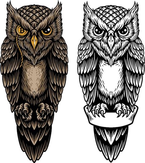 Premium Vector Owl Vector