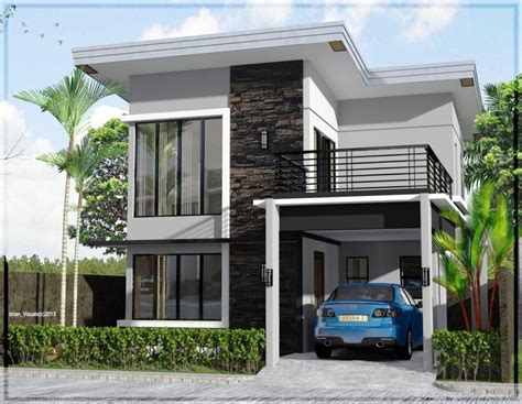 Konsep minimalis jadi konsep menarik dan jadi trend masa kini anda bisa melihat beberapa contoh dari desain rumah. 64 Desain Rumah Minimalis 2 Lantai Dengan Balkon | Desain ...