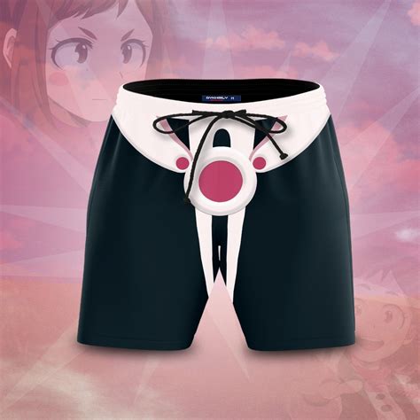 my hero academia swimsuits ua high uraraka beach shorts fdm3107 anime swimsuits