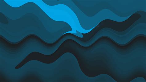 Squiggly Blue Abstract Waveforms Wallpapers Hd Desktop And Mobile