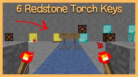 Advanced Torch Key Tutorial Minecraft Redstone Contraptions Youtube