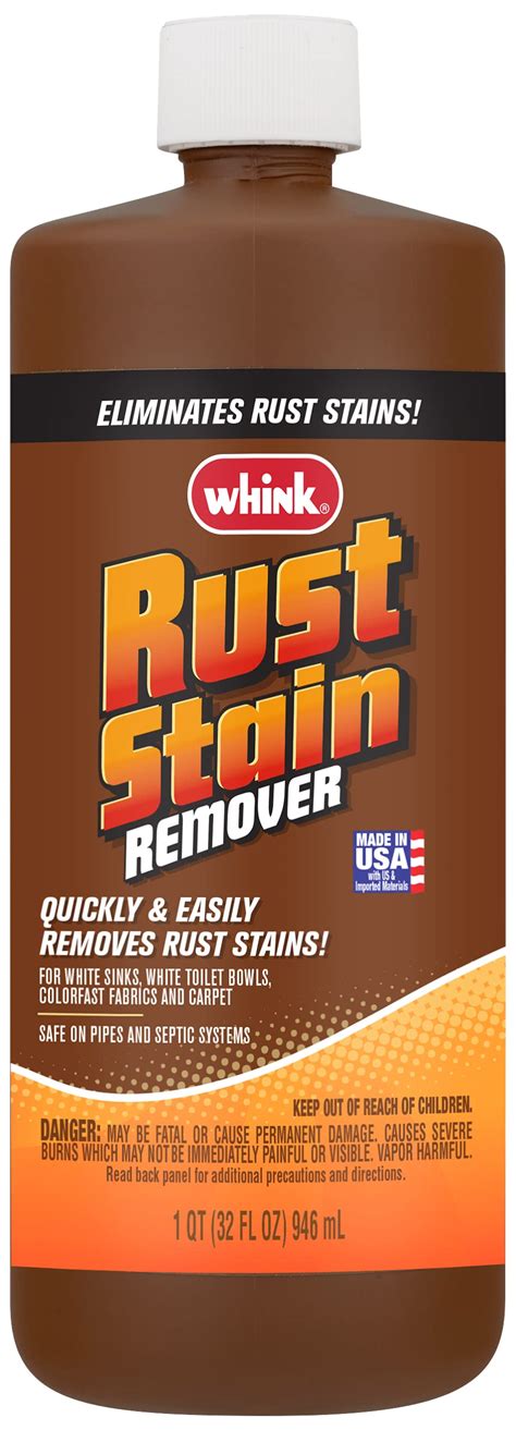 Whink 1232 Rust Stain Remover 32 Oz 32 Fl Oz Pack Of 1 Remover