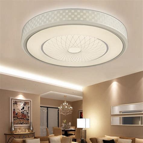 12w 24 Led Bright Round Ceiling Down Light Modern Luxury Flush Acrylic