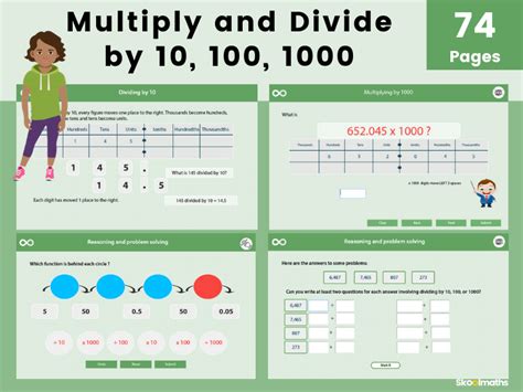 Multiply And Divide By 10 100 And 1000 Teaching Resources