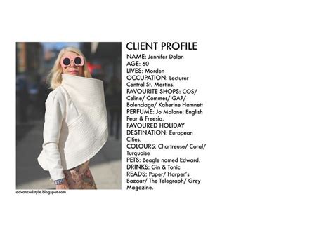 Customer Profile Fashion Exle Best 25 Fashion Mood Boards Client