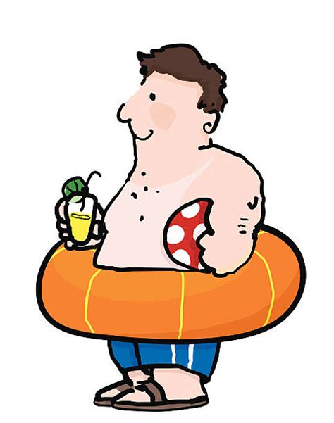 Chubby Man Pool Illustrations Royalty Free Vector Graphics And Clip Art