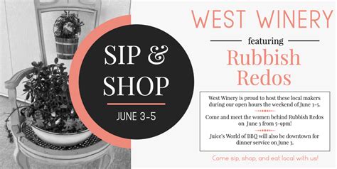 First Friday Sip And Shop 3 June 2022 › West Winery ‹ Wine Should Be Fun Accessible And