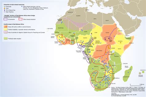 Resource Regions Of Africa Openstem Pty Ltd Map