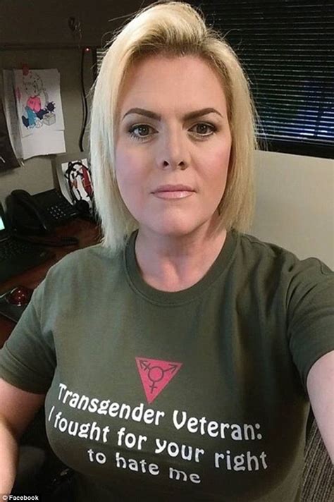 Transgender Carla Lewis I Fought For Your Right To Hate Me T Shirt Goes Viral Daily Mail Online
