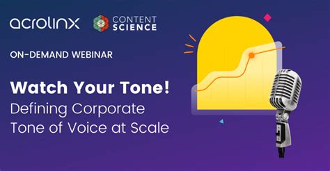 Watch Your Tone Defining Corporate Tone Of Voice At Scale Acrolinx