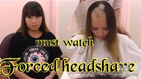 Headshave Forced Headshave Cute Girl Headshave Must Watch Youtube